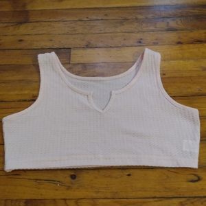 Shein light pink tank top